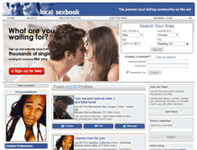 Tablet Screenshot of localsexbook.com